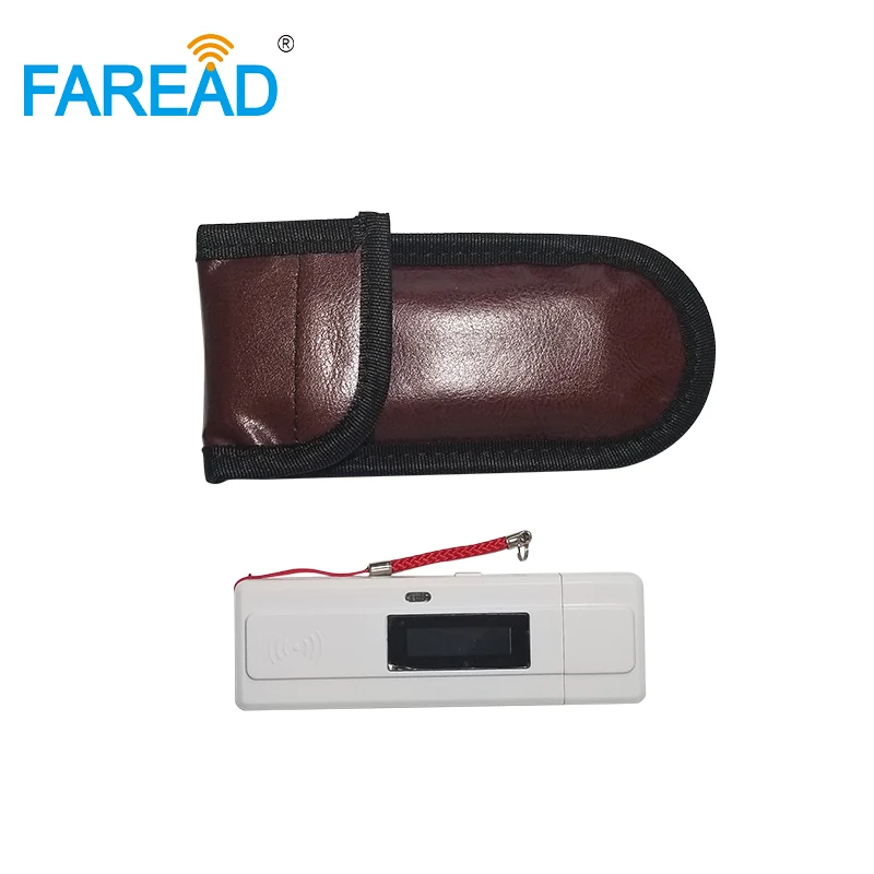 Free shipping x1pc FDX-B chip Scanner for dog cat mouse turtle,arowana,snake+ x60pcs mini 1.25*7mm RFID microchip for animal