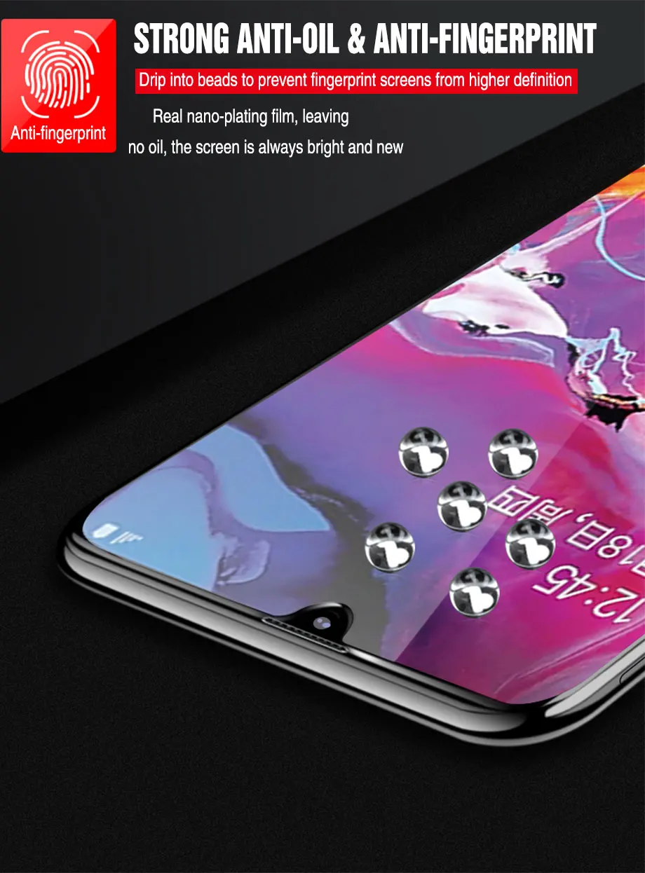 9D полное покрытие Стекло для samsung Galaxy A50 A40 A30 A20 A10 A60 A70 A80 A90 Экран протектор на A3 A5 A7 защитная пленка