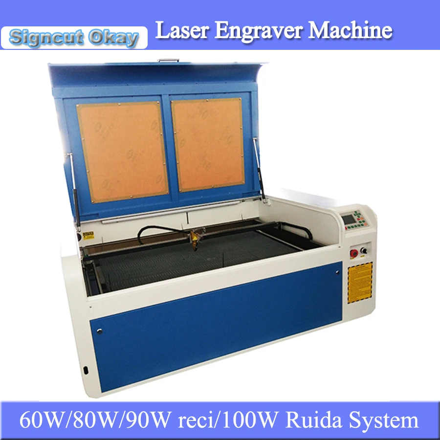 

Good quality CNC CO2 laser wooden engraving machine laser engraver cutting machine TS6090 ruida system 600*900mm working area