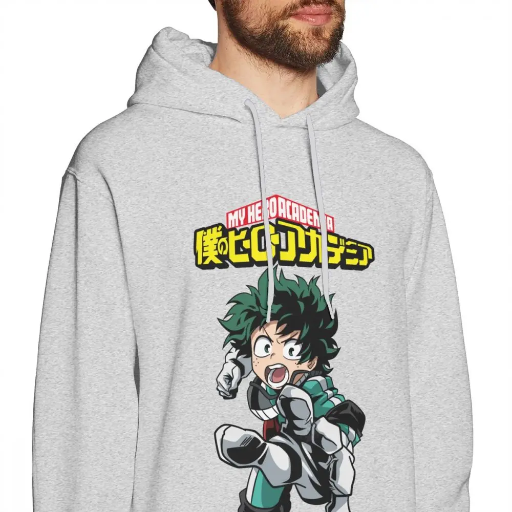 Мультяшный дизайн Izuku Midoriya Deku моя геройская Академия Boku No свитшот с героем