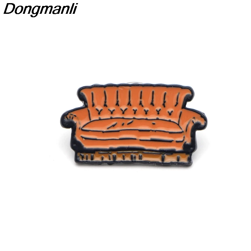 P1229 Dongmanli ТВ серия друзья раки булавки броши значки на одежду эмалированные значки на булавке Подарки для женщин