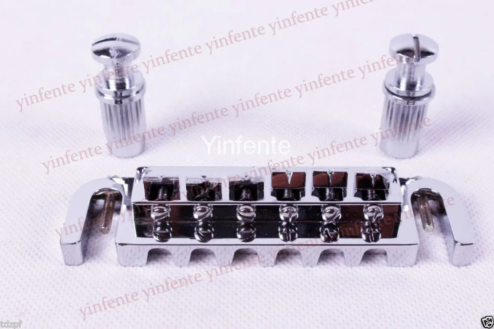 

New Electric Guitar Stop bar Tailpiece Bridge bridge string Chrome BY934 parts