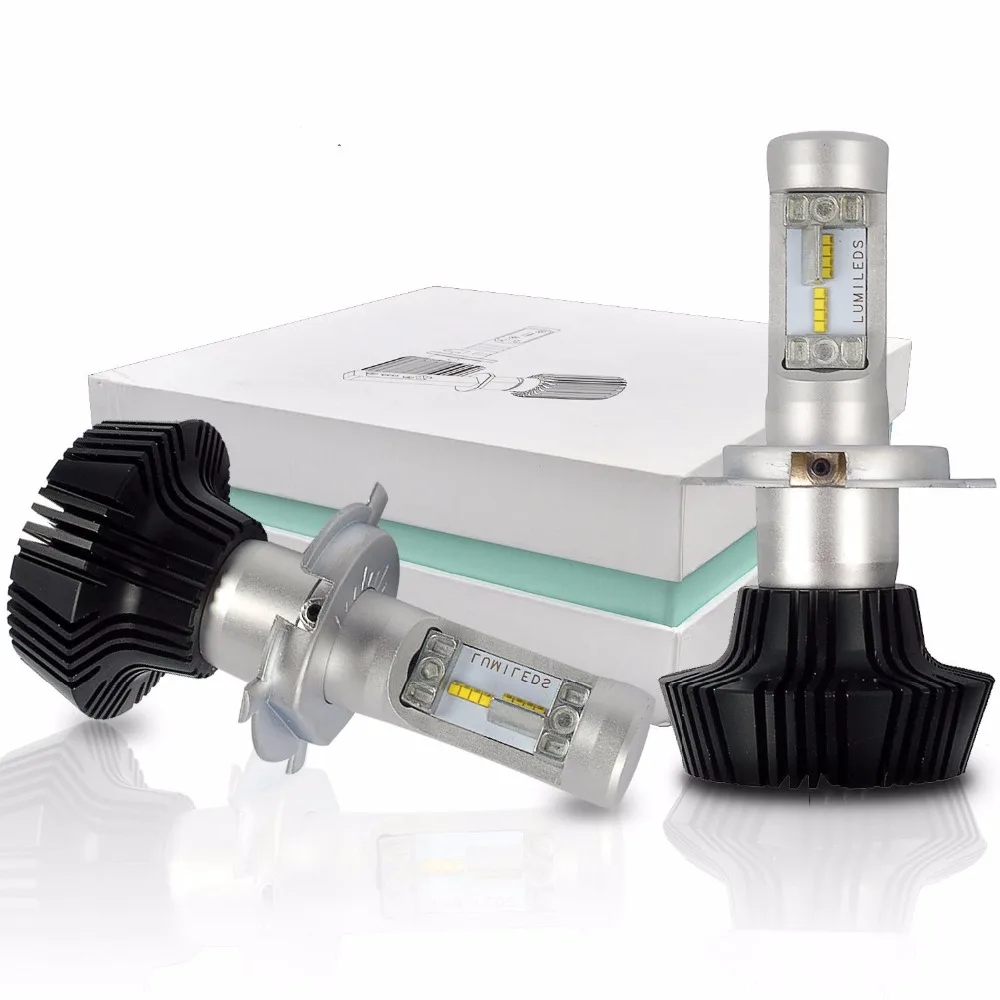 7G Philips светодиодный чип H4 9003 HB2 автомобильный комплект для преобразования фар Hi/Lo