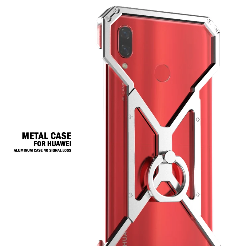 Металлический Чехол Super Hero для Huawei P30 Pro P20 Lite P10 P9 Plus Nova 5 5i 4 3 3i 3e 2 2S чехол с кольцом для телефона с изображением Человека-паука