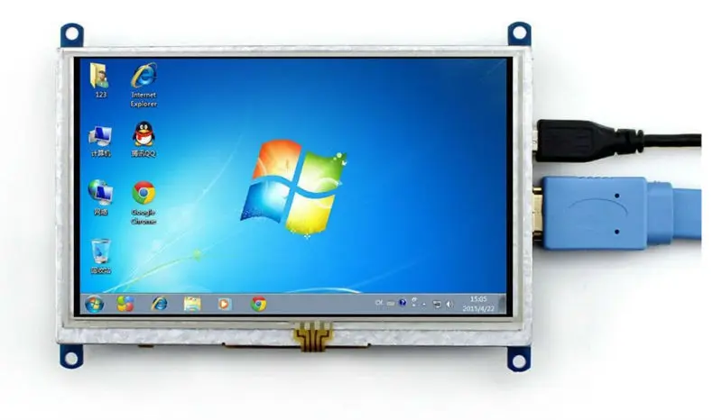 5 дюймов Raspberry Pi ЖК дисплей Дисплей на тонкопленочных транзисторах