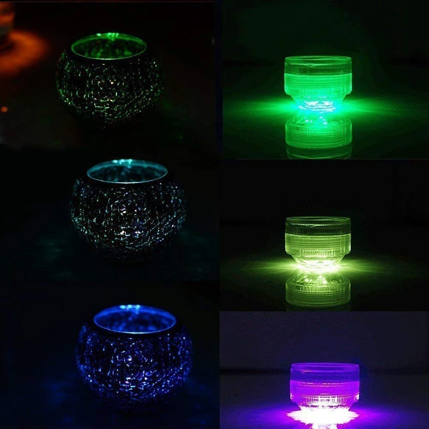 Светодиодный подводный свет Водонепроницаемый IP68 с цветовой моделью RGB пульт дистанционного управления для наружного применения бассейн, фонтан Аквариум Украшение огни