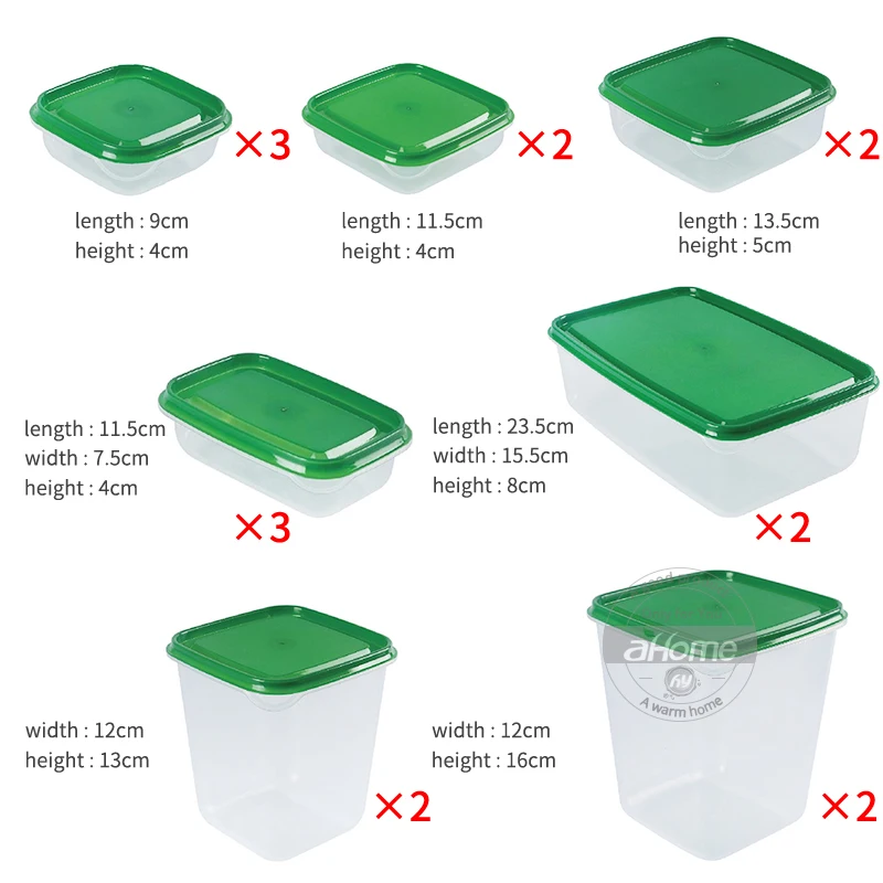 16 фото набор кухонный ящик для хранения с различными размерами контейнеры