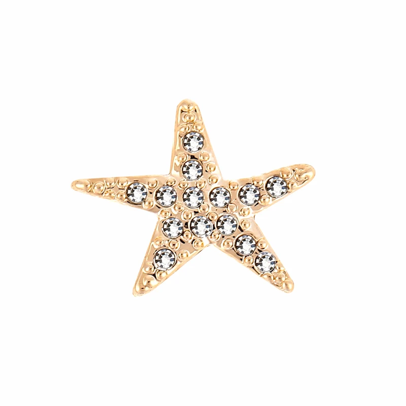 SANSHOOR ювелирные изделия Кристалл Морская звезда горка шармы подходит 10 мм