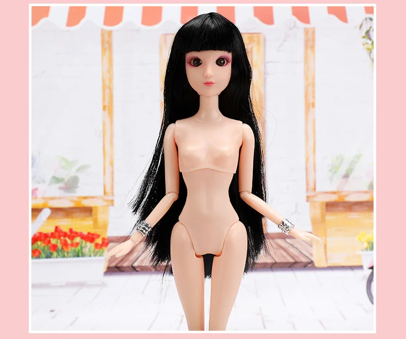 30 см BJD кукла с 3D глазом золотые вьющиеся волосы 12 суставов платье Принцесса Детская игрушка подарок на день рождения для девочек игрушки мяч шарнирная кукла