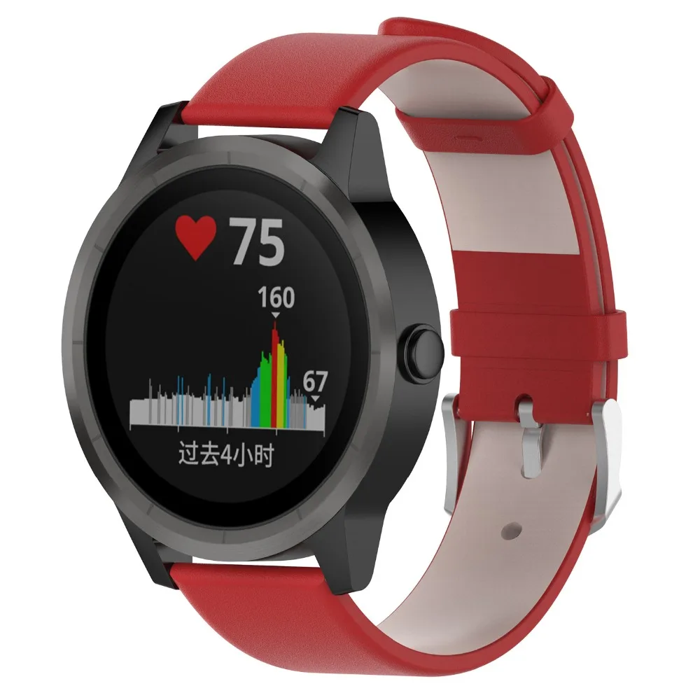 Новый кожаный ремешок COMLYO для часов Garmin Vivoactive 3 vivomove HR сменный Браслет