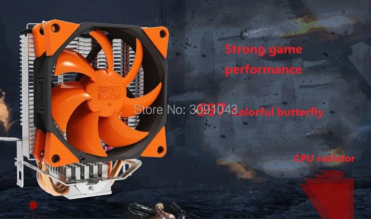 PcCooler S97 кулер для процессора 90 мм 4 pin PWM вентилятор 3 puro rame heatpipe для Intel 775 1151 1155 1150 1156 для AMD AM4 AM3 AM2 AM2+ FM1