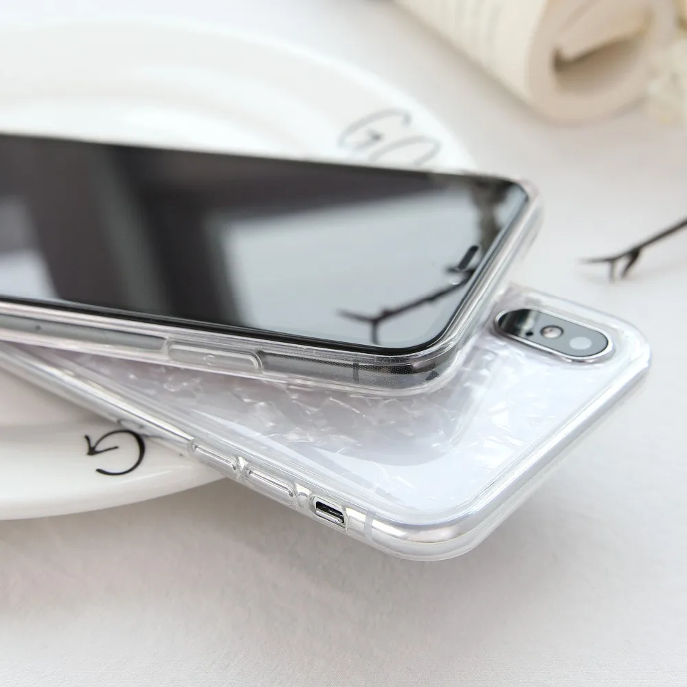 KISSCASE Блестящий эпоксидный чехол для iPhone X 7 Plus мягкий силиконовый роскошный 5S 6 S |