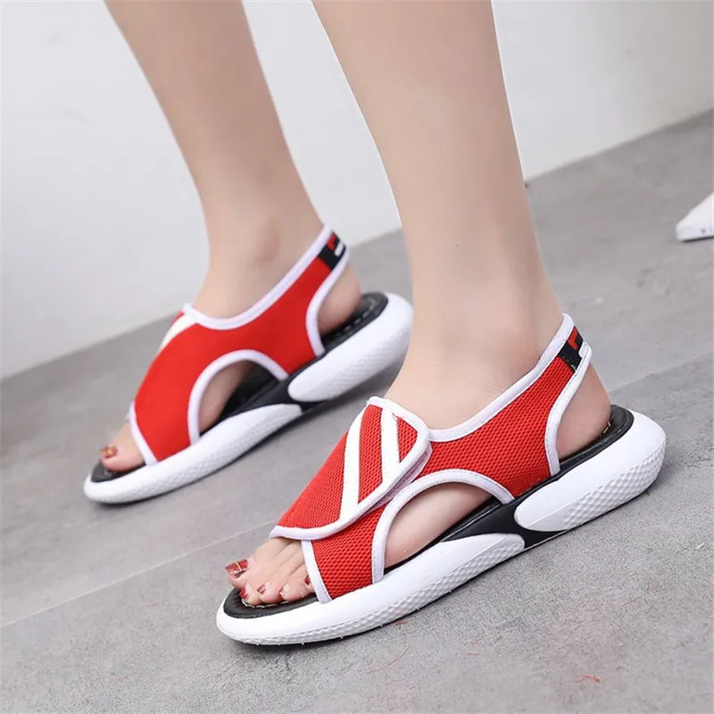 Женские дышащие сандалии на платформе лето 2019 | Обувь
