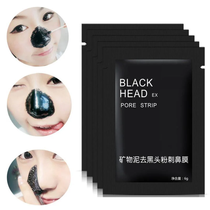 

100pcs/lot Black Mask Black Head Blackhead Remover Acne Treatment Deep Cleansing Purifying Shrink Pores Facial Mask