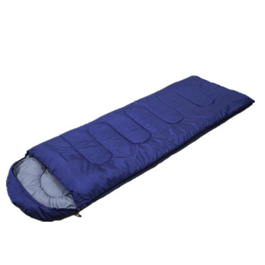 Navy Blue Теплый, Погодный, открытый спальный мешок, портативный, водонепроницаемый, компактный, легкий для кемпинга, походов, альпинизма, палатки, коврик для гамака, коврик - Цвет: Navy Blue
