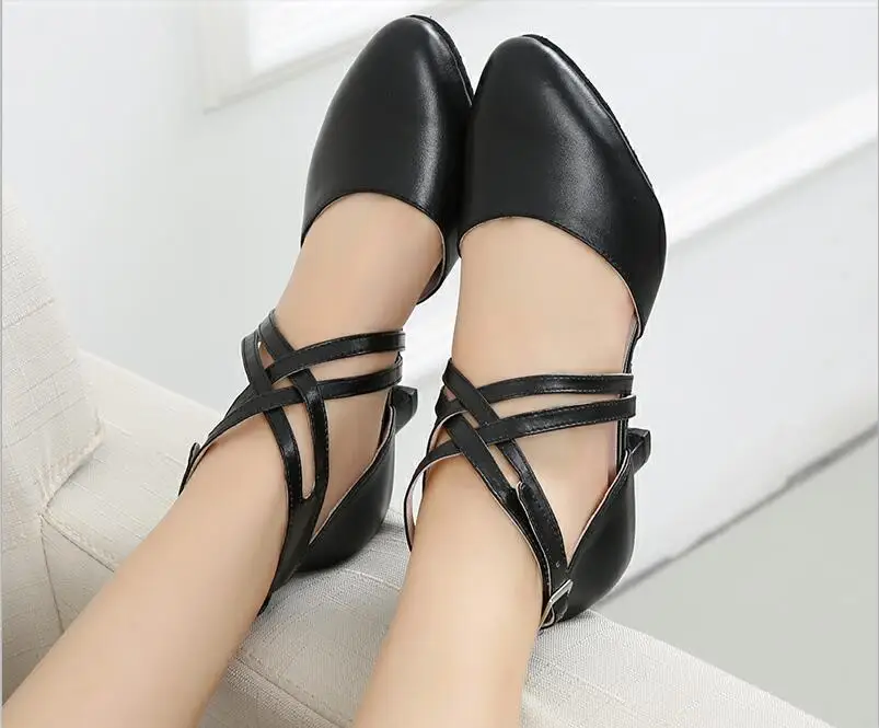 Спортивная обувь для латиноамериканских танцев Женская взрослых кожаная