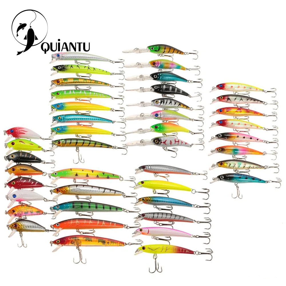 43 шт./лот рыболовная приманка Комплект Гольян Fly набор рыболовных приманок