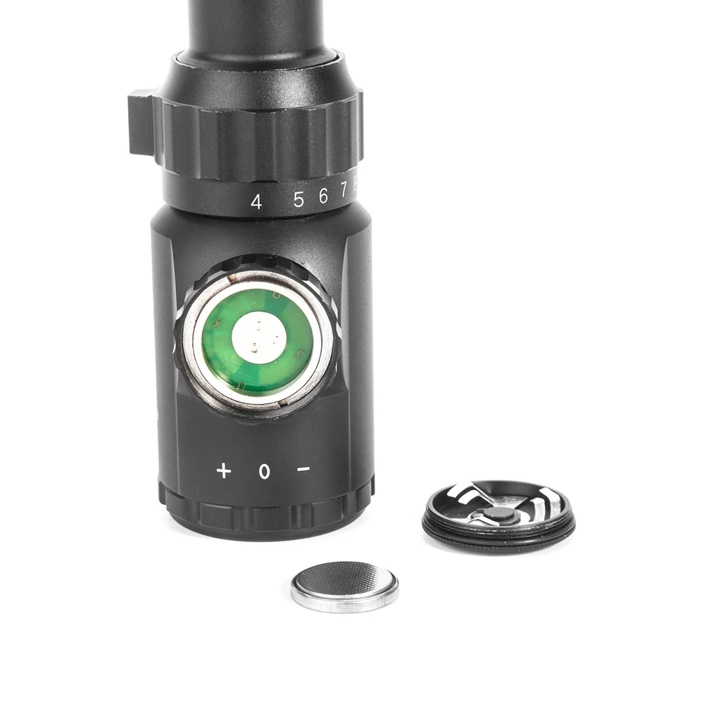 Охотничий оптический прицел LUGER 4 16X40 AOE тактический с зеленой и красной точкой для