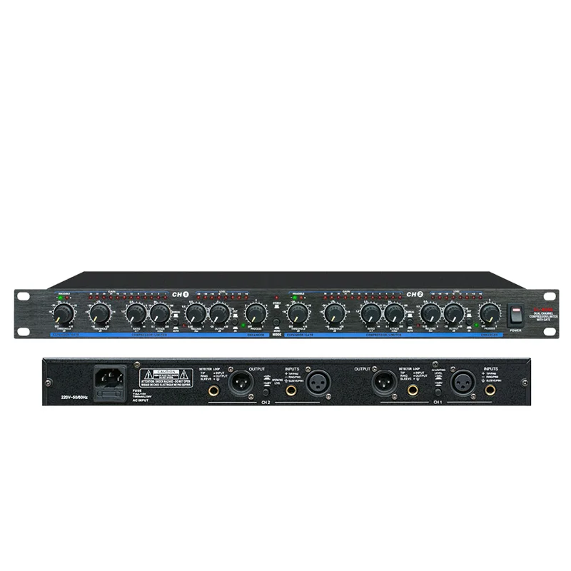 Профессиональный двухканальный ограничитель сжатия высокая точность защита от