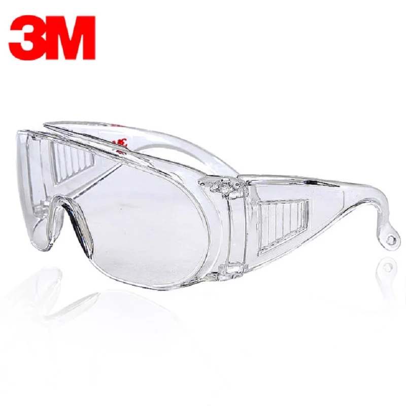 3M 1611HC, анти-шок, против царапин, защитные очки, защитные очки, защита от УФ-лучей, для работы, фабрика, живопись, плоский светильник, вентиляционные очки