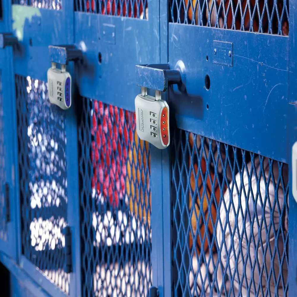 Защитный замок с 4 значным кодом из цинкового сплава комбинированным для