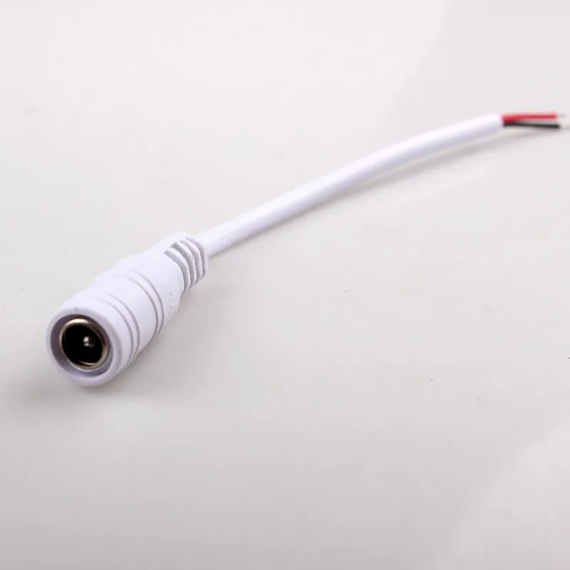 Белый штекер/гнездо для подключения кабеля питания постоянного тока штекер