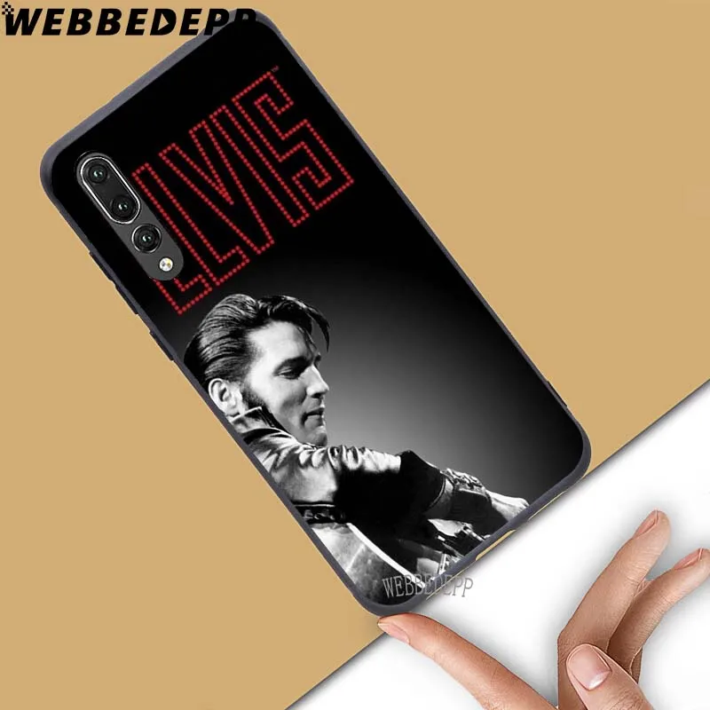 WEBBEDEPP Elvis Presley мягкий чехол для Huawei Honor 6 7A Pro 7C 8C 7X 8X 8 9 10 lite Note10 | Мобильные телефоны и