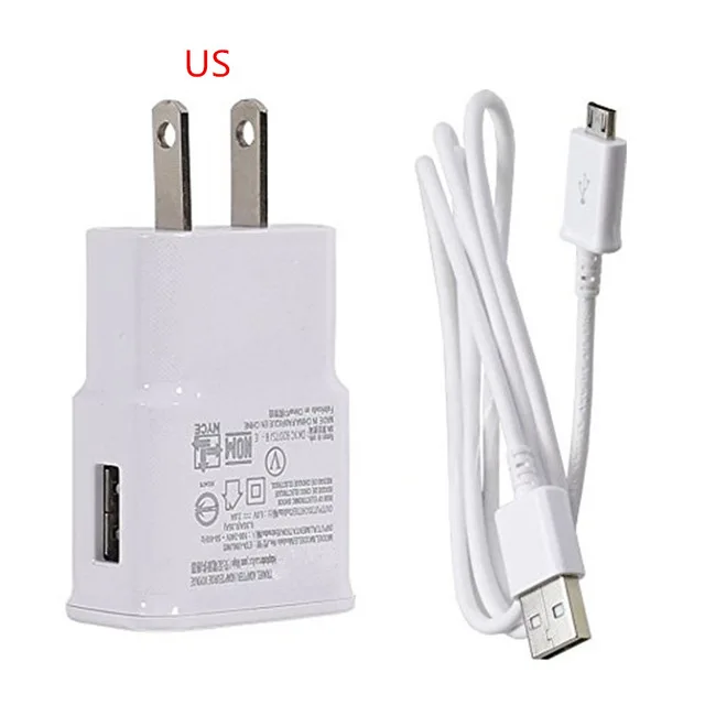 US chager cable Для samsung Galaxy J4 J6 PLUS J8 S6 S7 Edge NOTE 4 J2 J3 J5 J7 зарядное устройство адаптер для путешествий EU US 1 м USB кабель для зарядки - Тип штекера: US chager cable