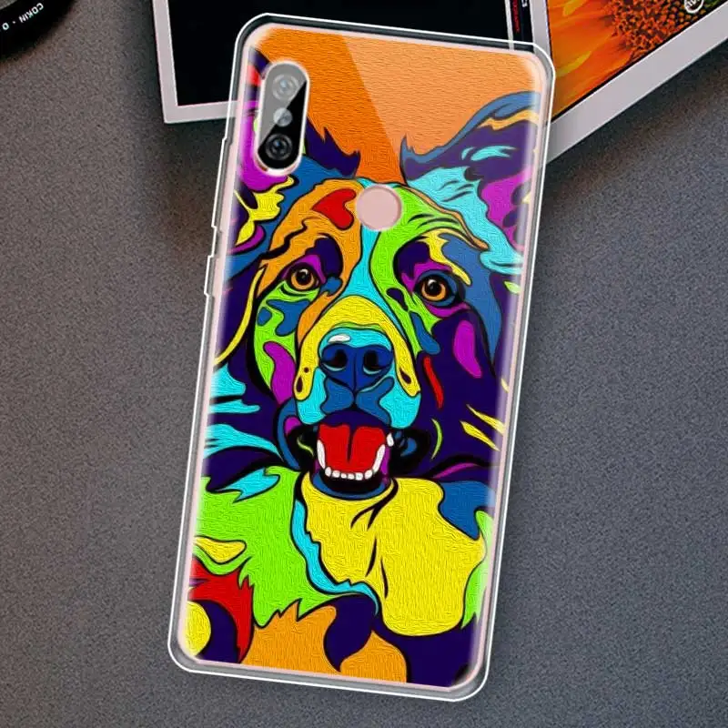 DREAMFOX N015 Dog Art Soft TPU Silicone Cover For Xiaomi Redmi Note 3 4 5 Plus 3S 4A 4X 5A Pro Global Case |