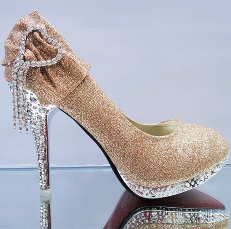 Женские туфли-лодочки YeddaMavis блестящие великолепные красные свадебные туфли