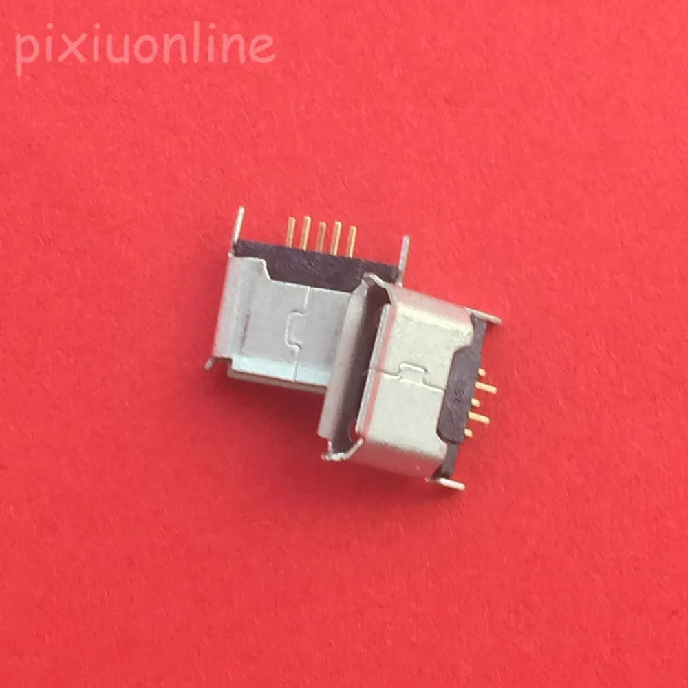 Гнездовой разъем Micro USB 5pin G24Y с прямым подключением для зарядки мобильных