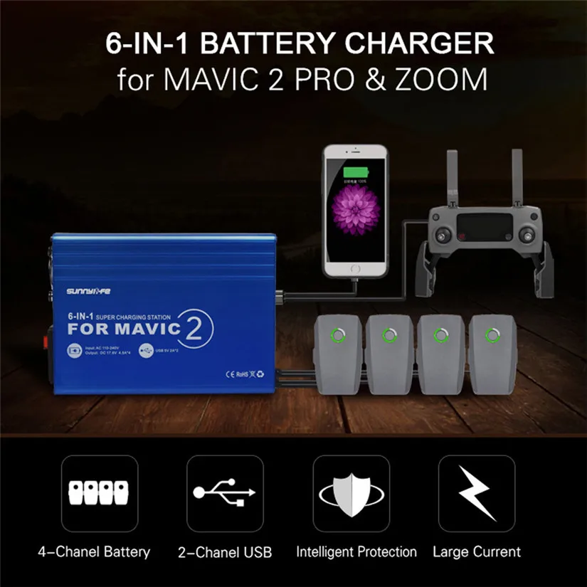 PC Твердый чехол для переноски 6 в 1 Батарея Зарядное устройство с USB Супер зарядная