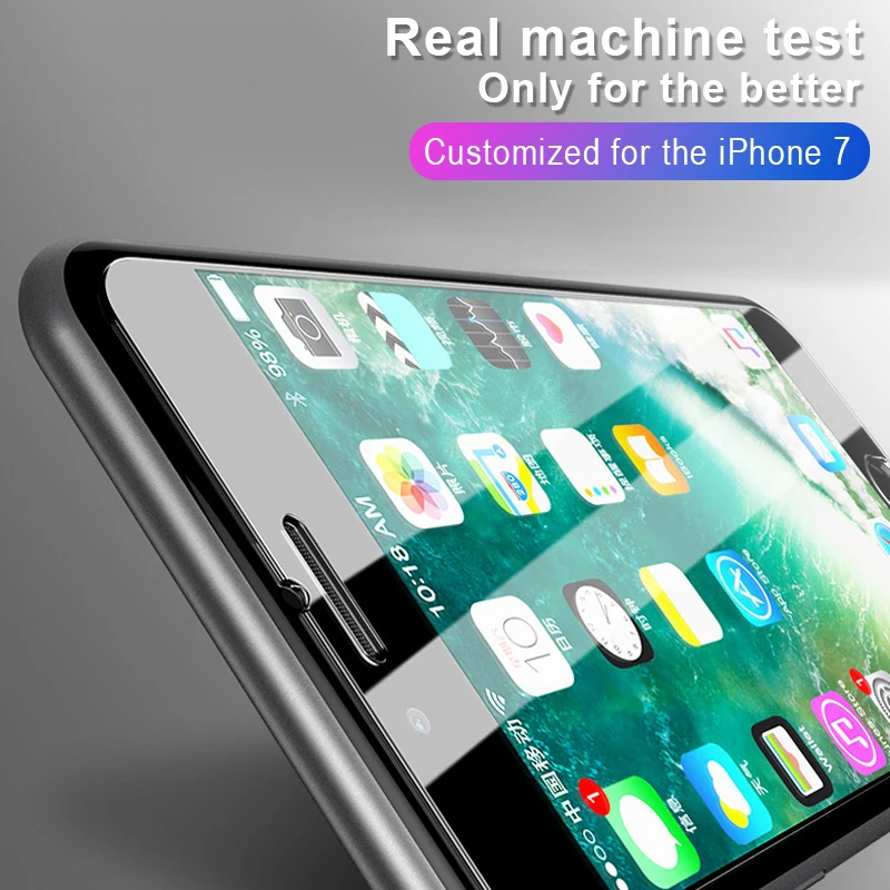 Защитное стекло 9H для iPhone 7 с защитой от синего света закаленное Plus plus защитная
