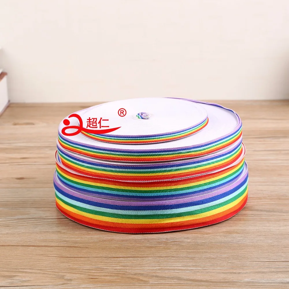 Width 1-5cm / Length 100m Colorful Ribbon Rainbow Backpack Decoration Clothing Bag Accessories Festival Celebration | Дом и сад