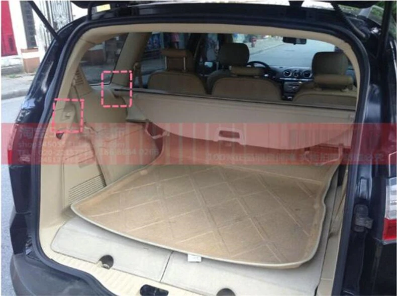 Для Ford S-MAX 2007 2008 2009 2010 2011 2012 2013 Задняя Крышка багажника, защитная Защита высокого качества, автомобильные аксессуары
