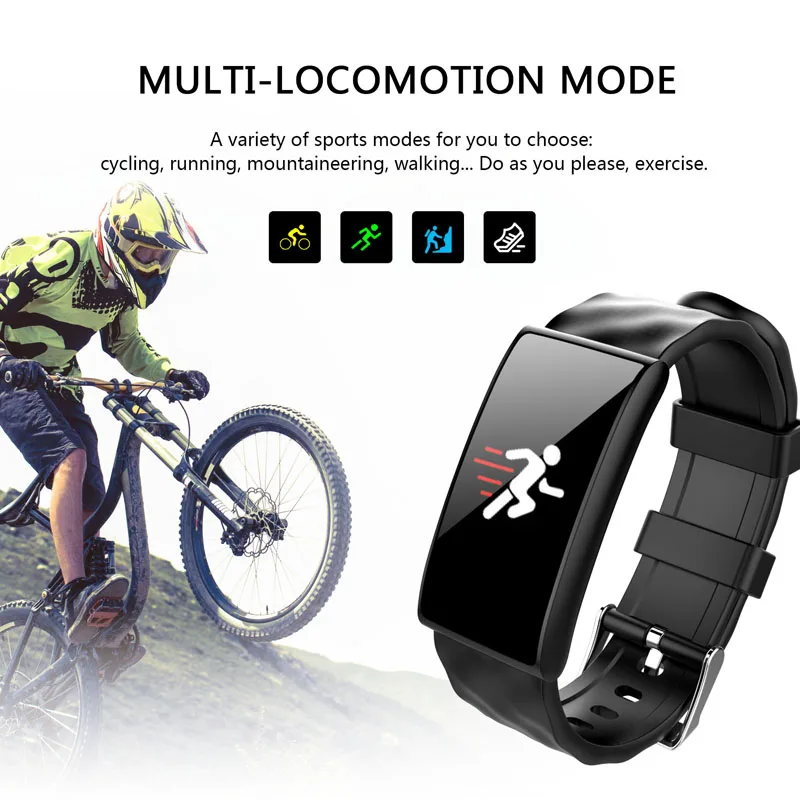 WQ M8 Смарт Браслет сердечного ритма крови Давление для отображения данных по