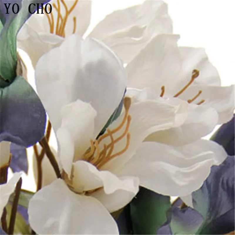 YO CHO Free shipping (5 piece/lot)Pearl lily flower artificial flowers silk for living room | Дом и сад