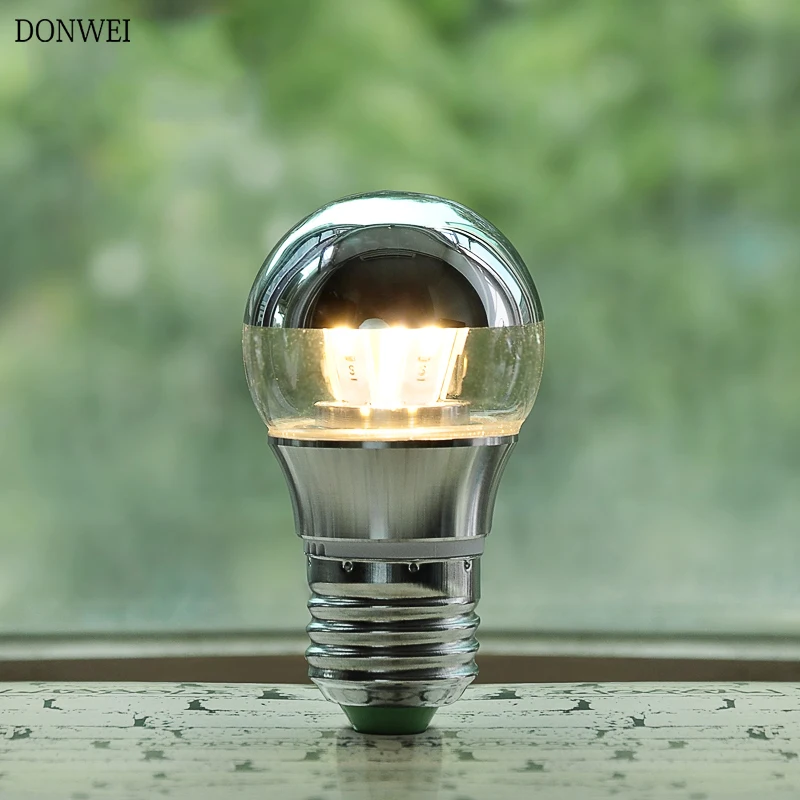 DONWEI светодиодный лампы E27 E14 светильник 5 Вт 7 энергосберегающие половина