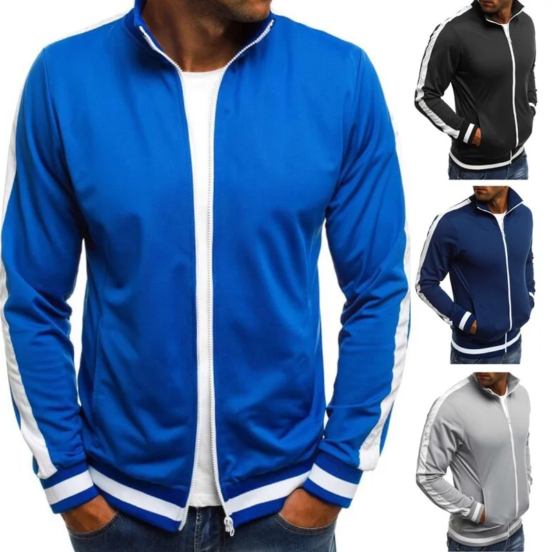 UNIVOS KUNI куртка для мужчин модная Стретч пальто на молнии мужская повседневная