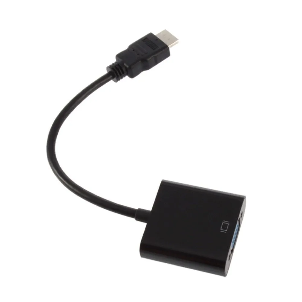 HDMI к VGA Кабель HDMI мужчина к VGA Женский RGB аналоговый VGA видео аудио конвертер кабели адаптер HD 1080 P для ноутбука DVD