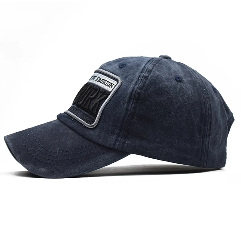 Sand washed 100% cotton baseball cap hat for women men vintage dad NEW YORK embroidery letter outdoor sports caps | Аксессуары для
