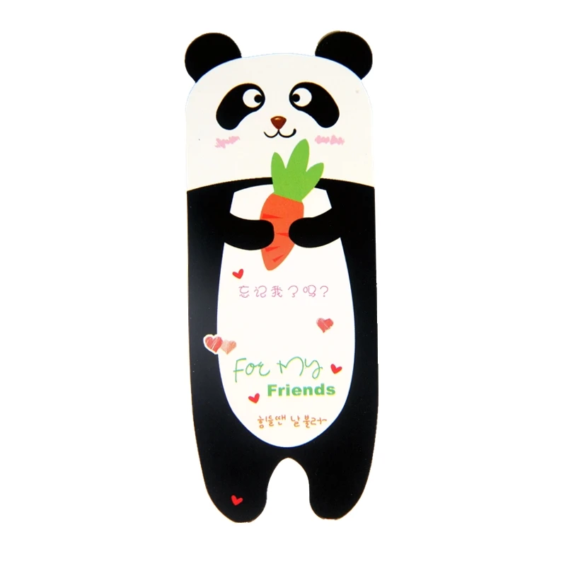 24 pcs Panda 18 шт. закладки в виде милых животных, лиса панда Медведь лягушка кошка овца закладки в виде животных Пусть милые животные обитают в ваших книгах - Color: 24 pcs Panda