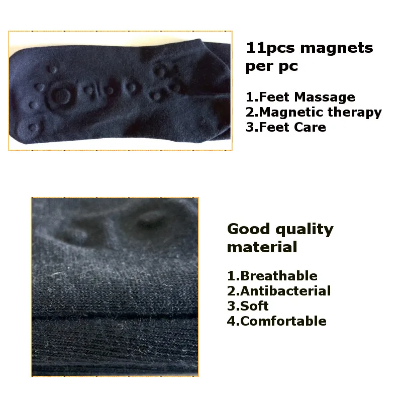 Хорошее качество магниты для здоровья ног массажные носки антибактериальные