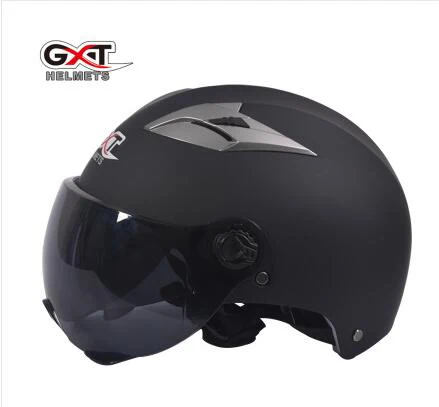 GXT козырек с двойными линзами, Половина шлема, мотоциклетный шлем для езды на мотоцикле, шлемы для мужчин и женщин, для скутера, велоспорта, для езды на мотоцикле - Цвет: 6
