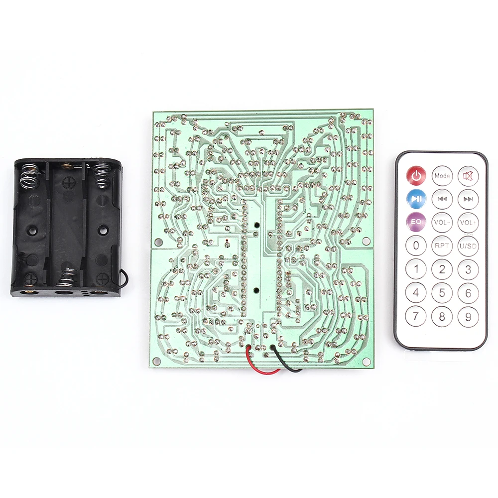 Музыкальный светодиодный светильник в форме бабочки DIY Kit, светильник с дистанционным управлением, наборы, электронный светодиодный светильник DIY