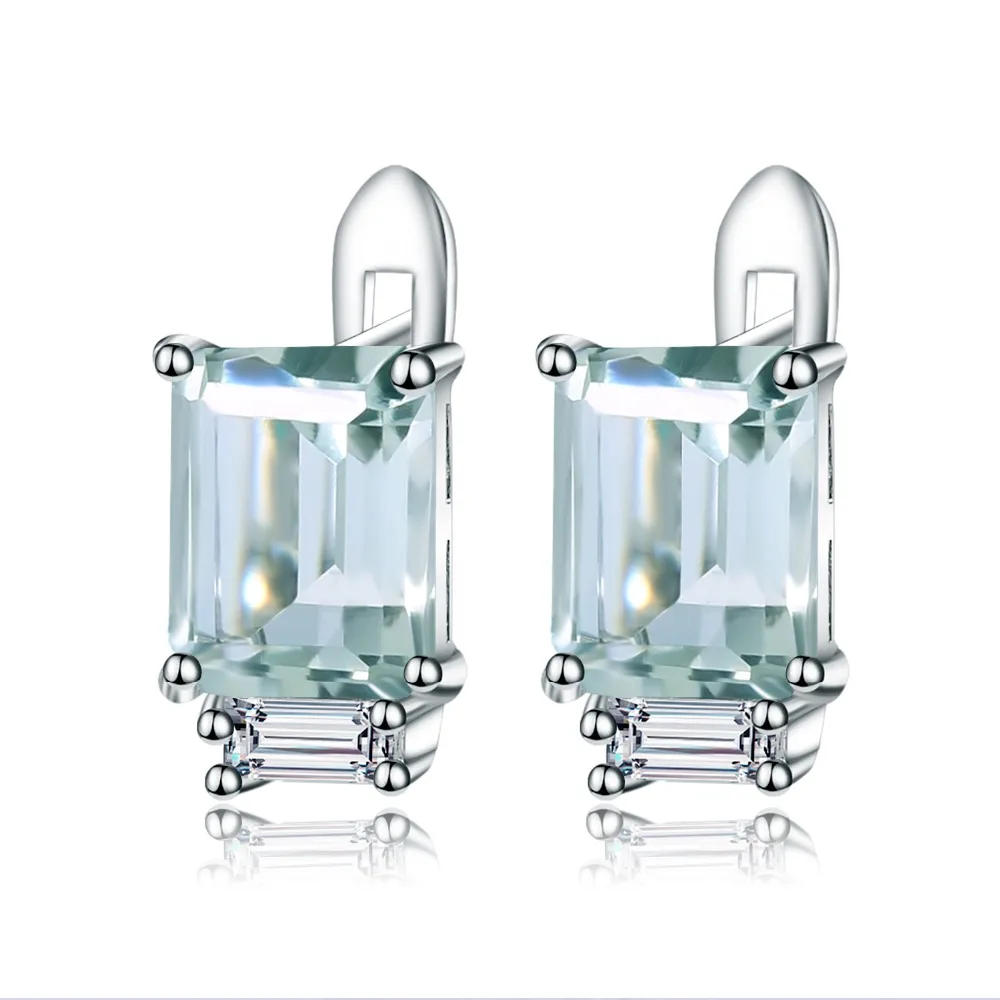 Gem's Ballet 3.11Ct натуральный зеленый серьги с аметистом 925 драгоценные камни из стерлингового серебра серьги для женщин Свадебные ювелирные изделия