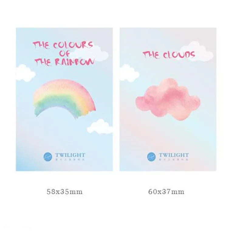 Coloffice Twilight City Rainbow серия Sticky Note Message N Times наклейка офисные принадлежности 8 5*12 см 1
