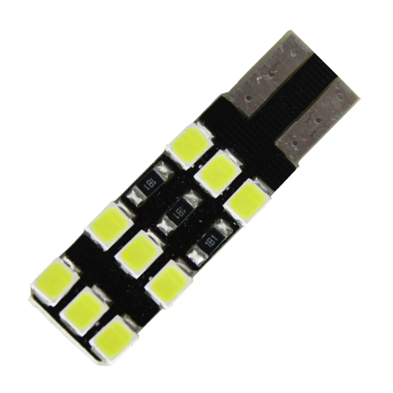 200 шт. белый Can bus без Ошибок T10 W5W 18 светодиодный светильник 3528/1210 SMD для вождения