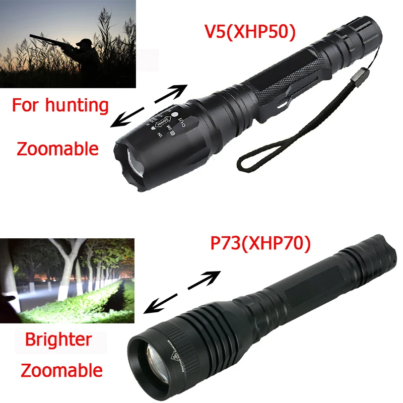 Litwod Z20 XHP50 & XHP 70 масштабируемый светодиодный фонарь тактический для аккумуляторов