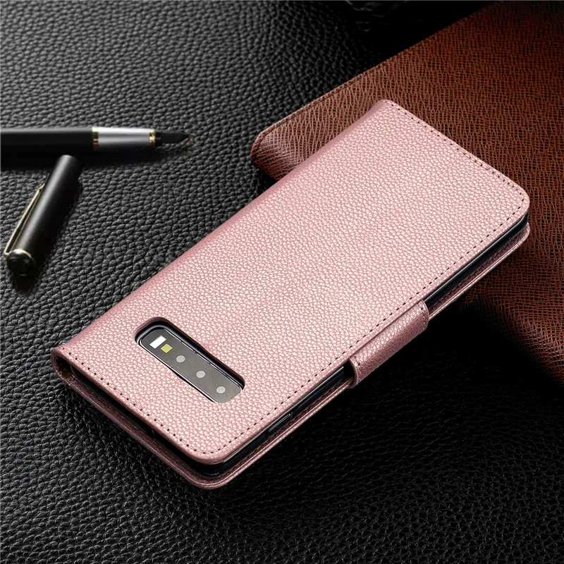 Чехол для samsung S10 S9 плюс Note10 плюс Etui A51 A71 A10 A20 E A30 A40 A50 A70 S M10 M20 M30 A6 J6 J4 A7-бумажник с откидной крышкой